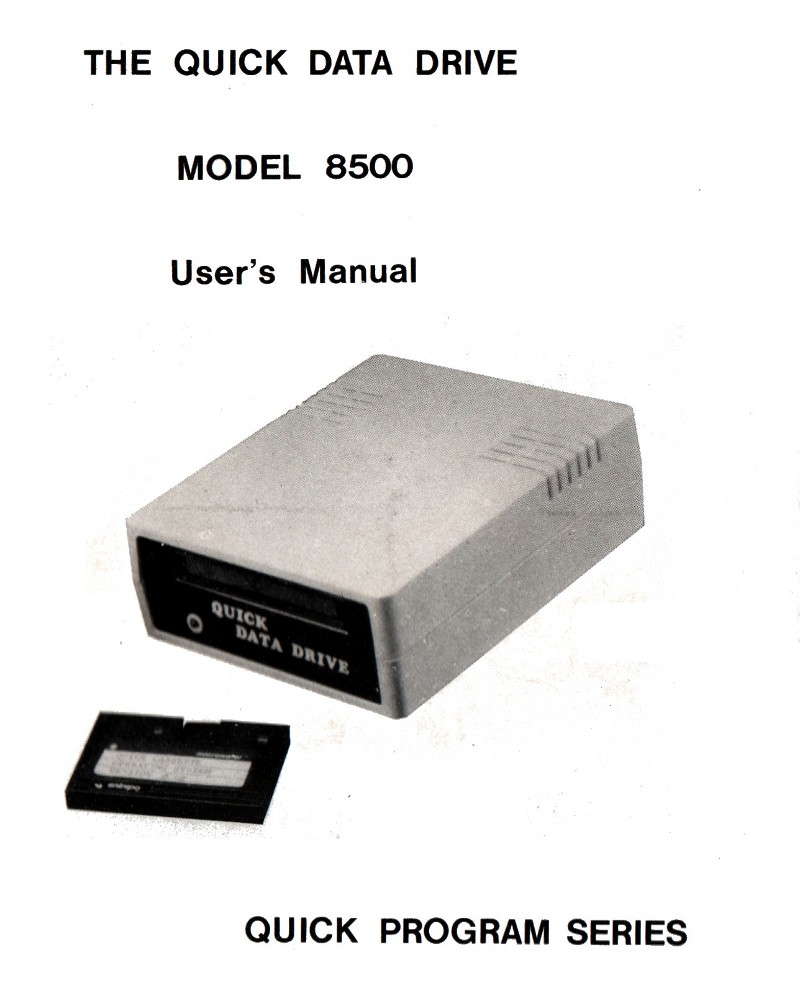 Quick Data Drive Model 8500